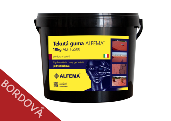 Tekutá guma ALFEMA TG500 bordová 10 kg (DOPRAVA ZDARMA! NOVÉ BALENIE
