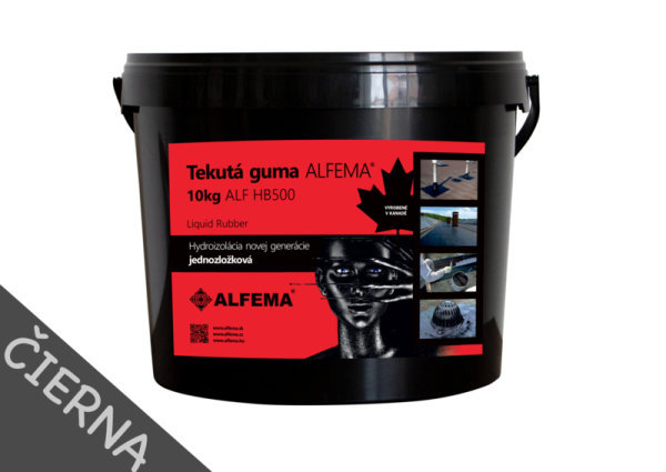 Tekutá guma ALFEMA HB500 čierna 10 kg (DOPRAVA ZDARMA! NOVÉ BALENIE